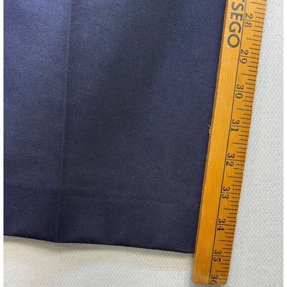 Eddie Bauer Ruston Fit W44 Dress Casual Pants Wrinkle & Stain Resistant Navy - Picture 5 of 8